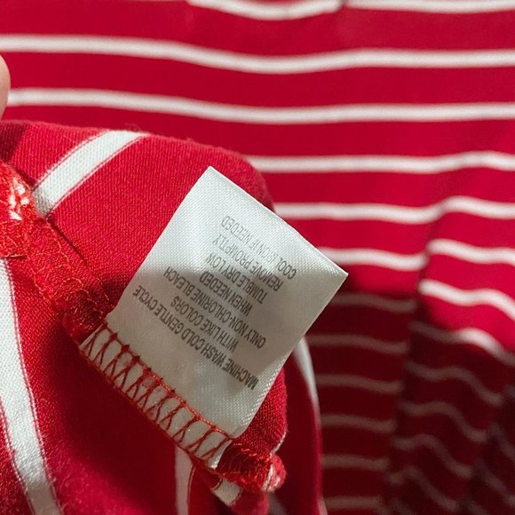 French Laundry red/white stripe knit top 1X‎ stretc - Picture 6 of 6